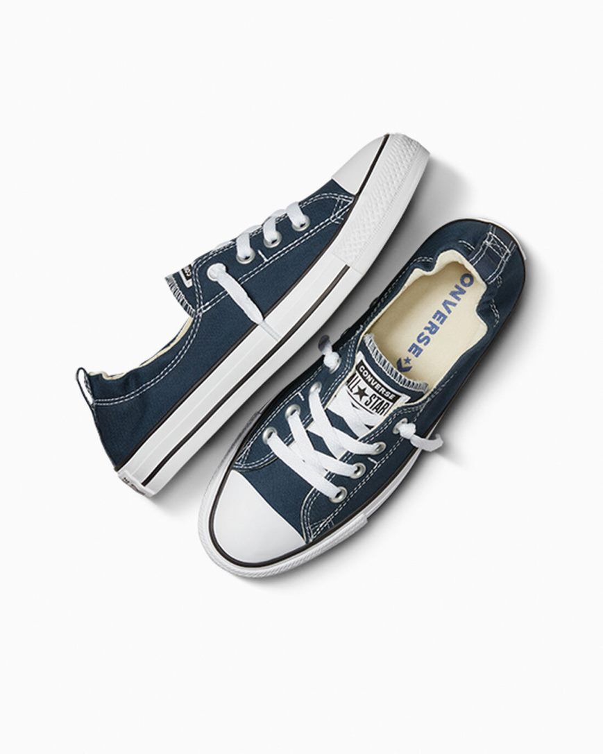 Pantofi Slip On Dama Converse Chuck Taylor All Star Shoreline Bleumarin | RO 0ZVPQ395